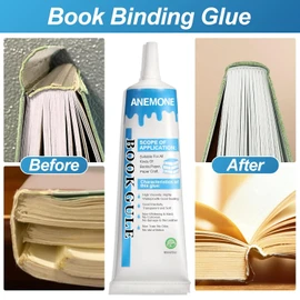 2 PCS Book Glue,Book Binding Glue,Strong Clear Book Glue for Binding and Repair,Envelopes, Postcards, Paper Craft Greeting Cards, Invitations and Crafts