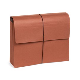 Blue Summit Accordion File Wallet with Flap and Cord Closure, Letter Size, 5.25” Expansion – 10 Pack