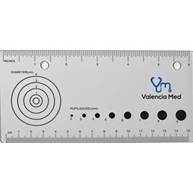 Valencia Med Medimeter Clear Medical Ruler
