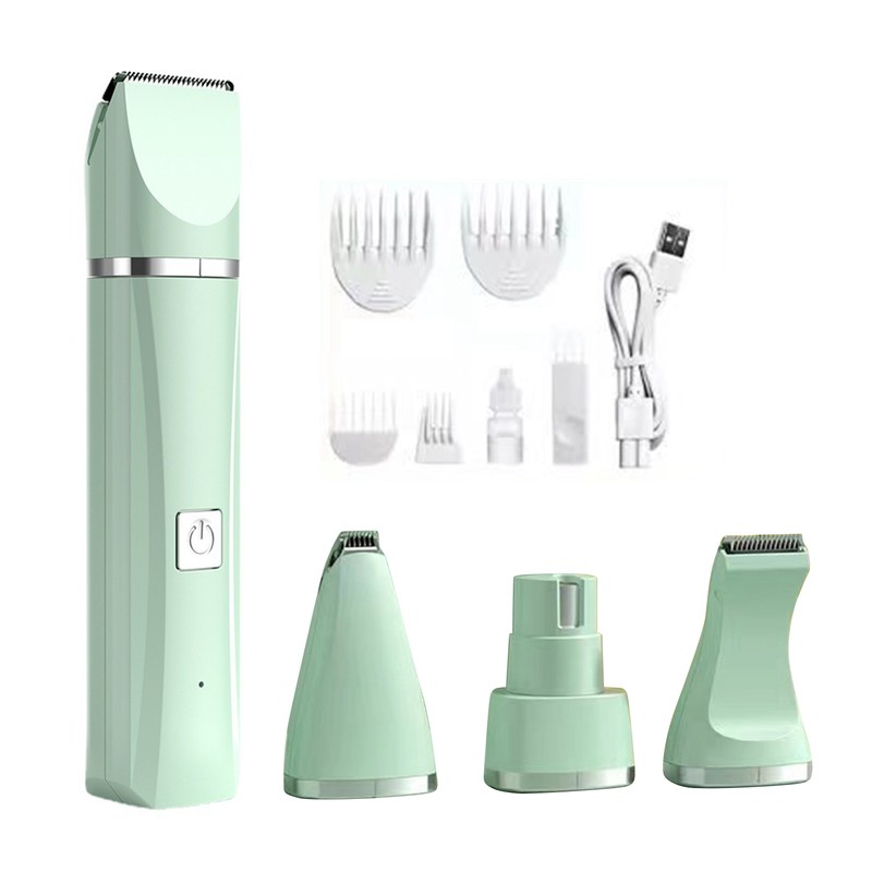 Pet Hair Trimmer 4 in 1 Rechargeable Low Noise Safe