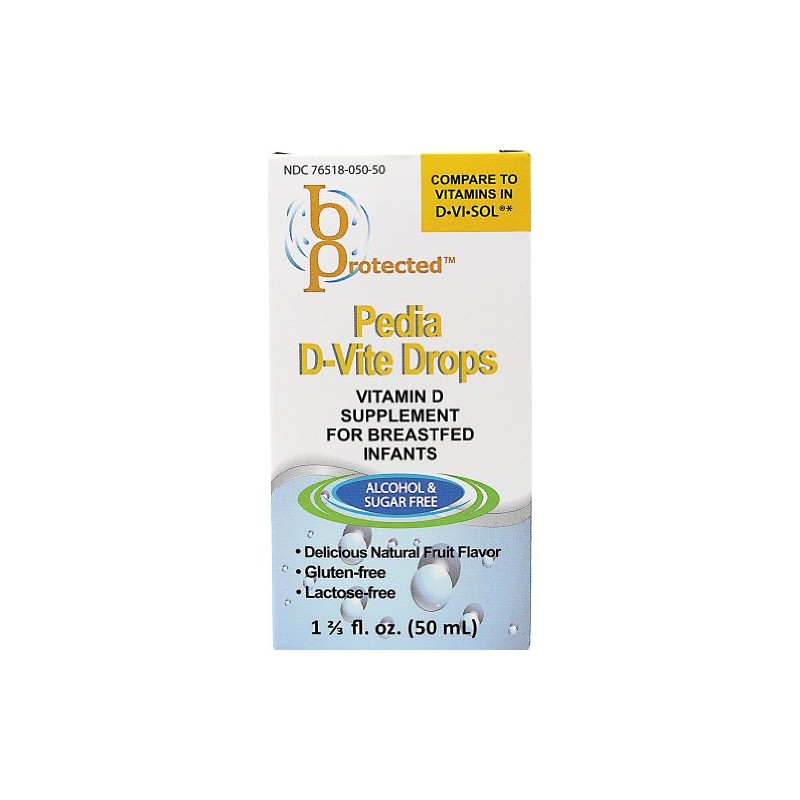 B Protected Pedia Vitamin D-Vite Drops 1 2/3 fl Ounce
