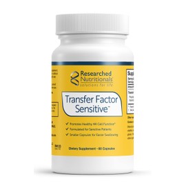 Researched Nutritionals Researched Nutritionals Transfer Factor Sensitive - Immune Support Bovine Derived Transfer Factors & Colostrum Capsules (60 Capsules)