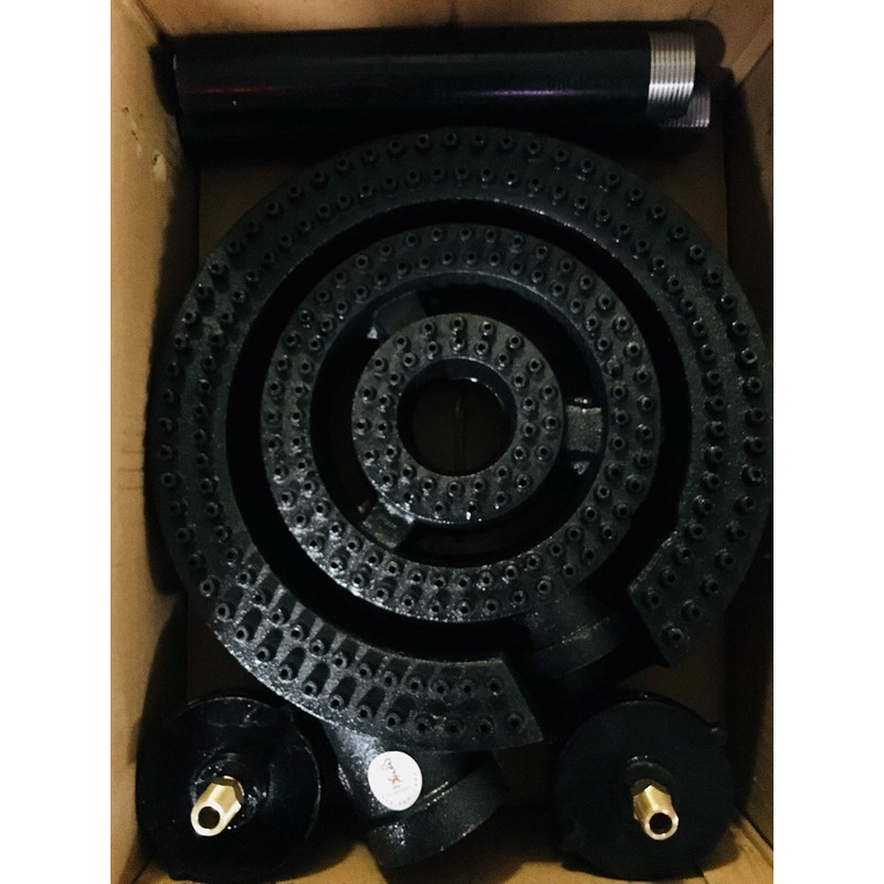 12 Inches Three Ring Burner (Natural Gas) (110.000 BTU)