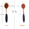 Yoseng Oval Foundation Brush Large Toothbrush makeup brushes Fast Flawless