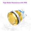 DMiotech 2 Pcs 19mm / 3/4" Push Button Switch, IP66