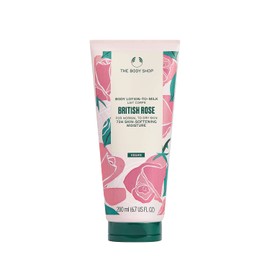 The Body Shop Milk In Body Lotion, British Rose, 7.8 fl oz (200 ml)