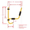Suspenz Folding Kayak Rack, Yellow, 16.5" x 15"