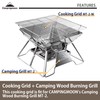 CAMPINGMOON Height Adjustable in 2 stages for 3-4 people using