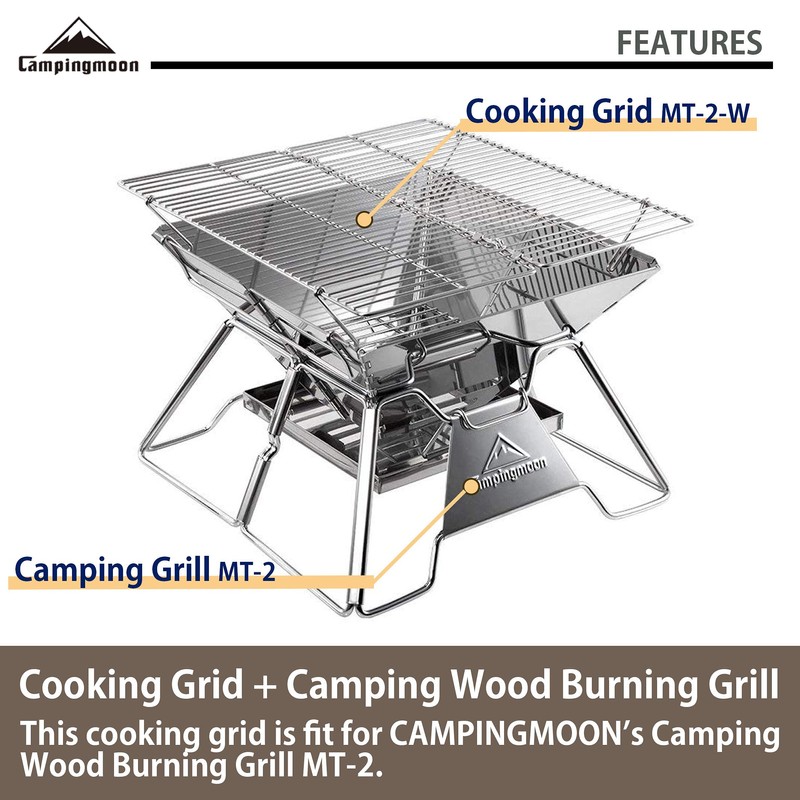 CAMPINGMOON Height Adjustable in 2 stages for 3-4 people using