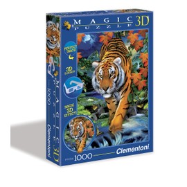 On the Prowl 1000 Piece Magic 3D Jigsaw Puzzle