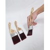ROLLINGDOG Angled Paint Brush - Trim Brush with Ergonomic Wood