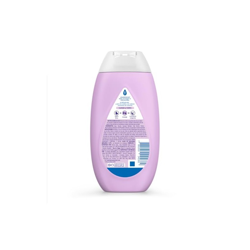JOHNSON'S Crema Corporal Para Bebé Antes de Dormir 200 ml