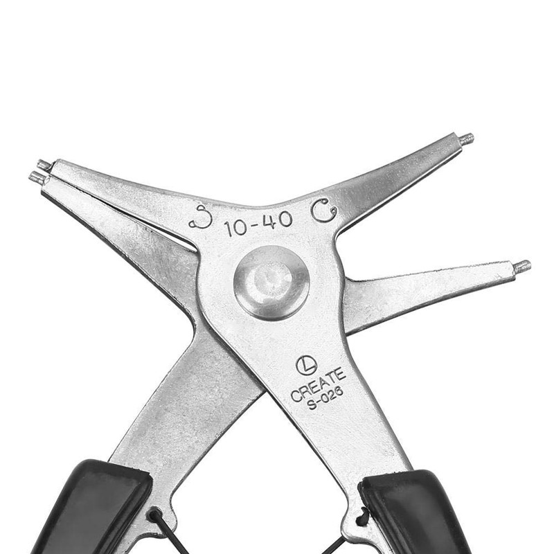 1Pc Snap Ring Pliers Dual-Purpose Circlip Pliers Removing Reassembling Tool