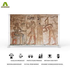 Aoihrraan 2.2 x 1.5 m Egypt Hieroglyphic Background Antique History Culture Wall Picture Travel Portrait Photo Props