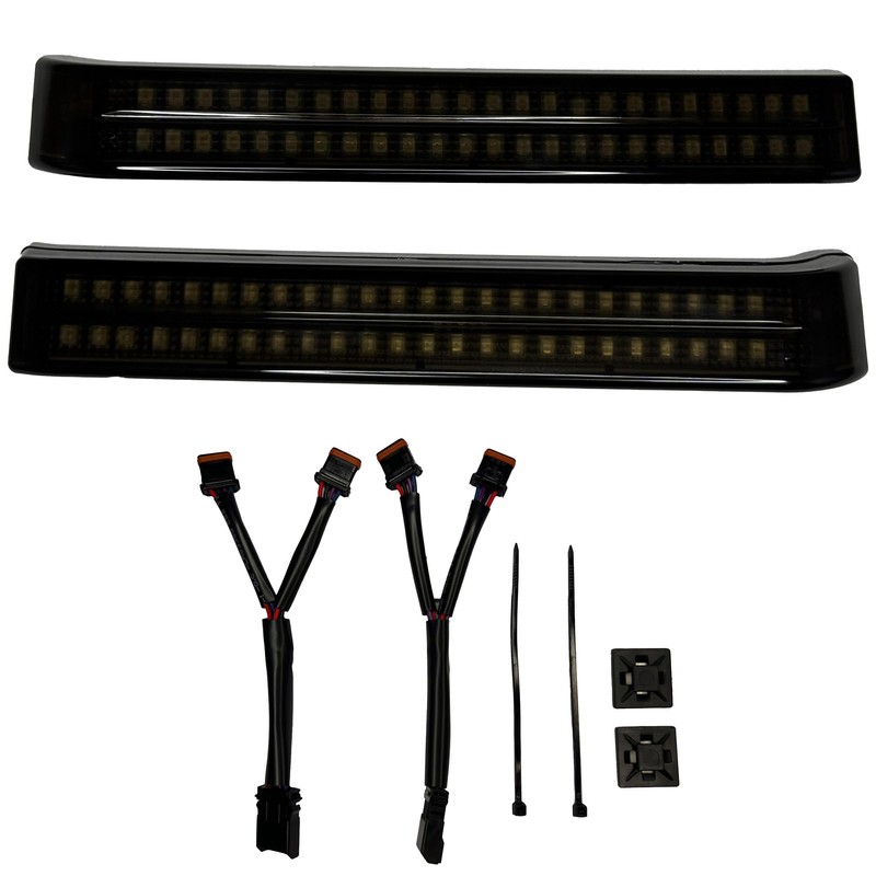 BeeBird Saddlebag Lights for 2023.5-later CVO & 2024-later Harley Touring,Run