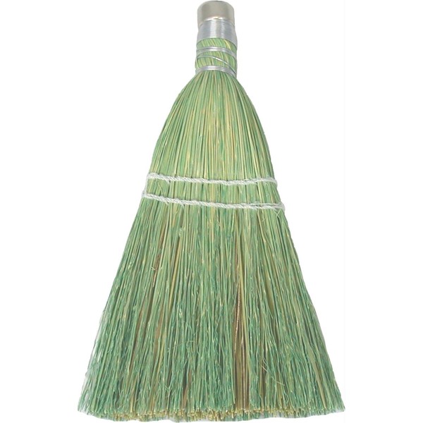 BIRDWELL CLEANING 378-24 Whisk Broom with 10" OAL, Corn and Sotol Fiber