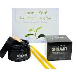 Shilajit Resin 30g with Fulvic Acid & Trace Minerals, Original Himalayan Pure Shilajit with 85+ Humic Acid Supplement Gel, Support Metabolism & Immune System - 100 Servings / 30g