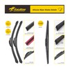 Raidbee® Silicone Windshield Wiper blades 3 pack Replacement for HONDA