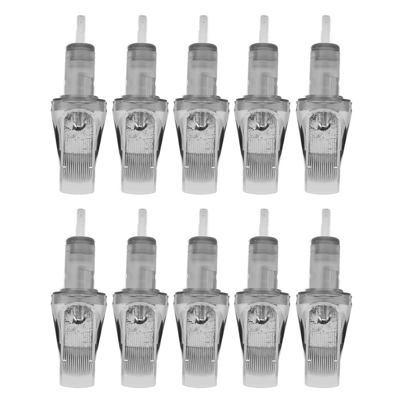 10pcs Shading Cartridge Needle Professional Stainless Steel Disposable Flat Blade