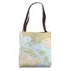 Nautical Chart - Houston Ship Channel Tote Bag