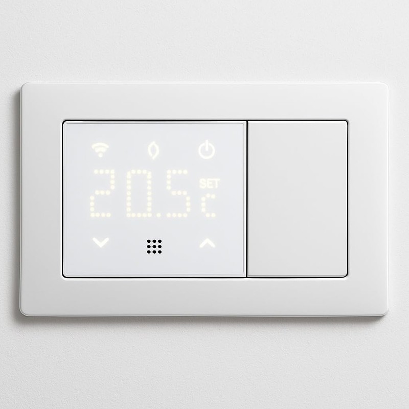 IXTRIMA Flush Mount Thermostat Programmable Module 2P 240V Touch Display