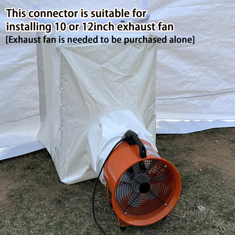 Cootentler Air Draft Device Connection for Connecting Booth and Exhaust