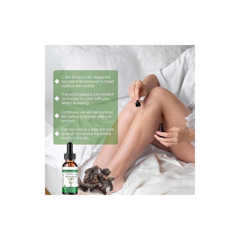 Aceite De Cyperus Rotundus Para La Depilación, Aceite Natural De