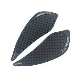 Black Gas Fuel Tank Pad Traction Side Fuel Knee Grip Decal Compatible with Suzuki GSXR 1000 2009-2016