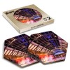2 x Hexagon Coasters - GWR 5972 Steam Train Station