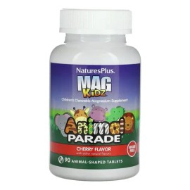 Suplemento Naturesplus Animal Parade Magnesio Mag Kidz Sabor Cereza