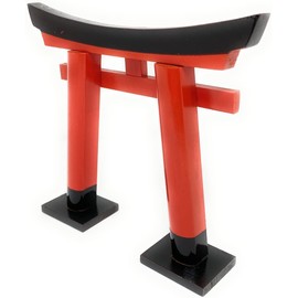 Genique Shinto Shrine KAMIDANA Small l Red Torii Gate Straight Legs from Japan, Made in Japan (Small)