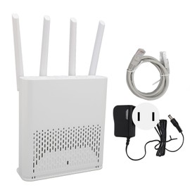 AX1800 WiFi 6 Extender MU MIMO OFDMA 2.4Ghz 5GHz Gigabit WiFi 6 Internet Signal Booster with Ethernet Port 4 Antennas 100‑240V US Plug