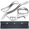 GYX COELE Professional Stainless Steel Muscle Scraping Tool Set, 4-Piece
