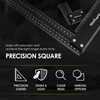 Woodraphic Upgraded Precision Square – 8 Inch 90° Layout Tool