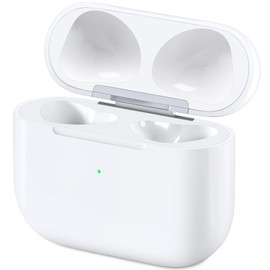 Wireless Charging Case Compatible with AirPods 3rd Generation, Charger Case Replacement for AirPods 3 with Bluetooth Pairing Sync Button, Earbuds Not Included