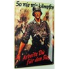 Tin Sign 20 x 30 cm Curved Soldier Infantry So