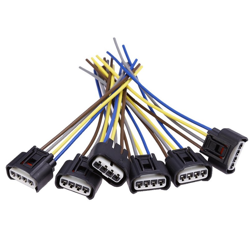 Saihisday 90980-11885 Ignition Coil Connector Plug Harness Replacement for Toyota