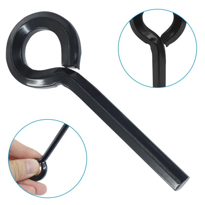 Litoexpe 15 Pcs 7/32 Inch Standard Hex Dogging Key, Metal