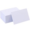 Grid Index Cards 4x6,Double Sided Thick Graph Ruled Notecards, Heavy