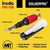 IRODA SolderPro Original 50K Butane Soldering Iron Kit 4-in-1 Cordless