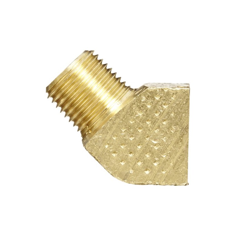 Eaton Weatherhead 3350X2 Brass CA360 Fitting, 45 Degree Elbow, 1/8"