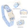 Summer Dog Collar, Blue Goose Puppy Collar Durable Soft Cotton