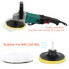 7 Pcs Wool Polishing Buffing Pads Buffer Foam Drill Wheel