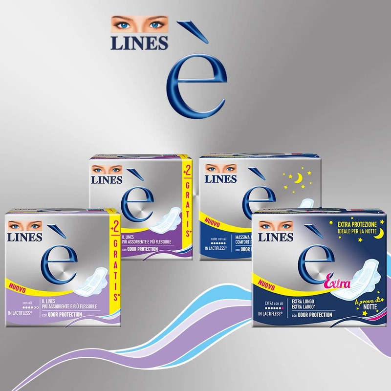 Lines Lactiflex Absorbent Wings - Pack of 18