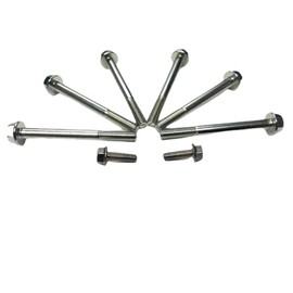 Z Whip LS - Kit de tornillos para bomba de agua Compatible con todos los motores GM Chevy 1997-2014 LS Series LSX LS1 LS3 LS2 LQ4 LS6 LQ9 5.3L 6.0L 6.2L Tornillos de carcasa de termostato incluidos