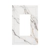 Wuyocha Outlet Covers White Marble with Gray Brown Veins Abstract