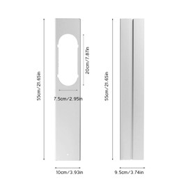 Universal Mobile Air Conditioner Adjustable Window Sealing Plate Splint Baffle (Assorted Color)