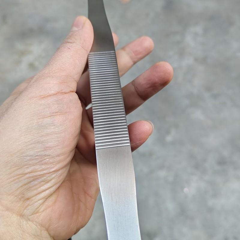 Extra Long 18.7 Inch Stainless Steel Tweezers Feeding Tongs (Longer