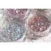 12 Color Set Aurora Mix Size Glitter Sequins Gel Nail