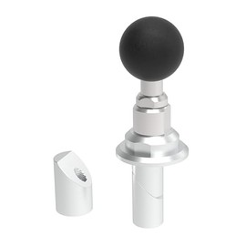 SYGN HOUSE サインハウス Motorcycle Mount System Second Base Part Stem Mount Base Calm Silver S Size (12-15mm/15.1-17.9mm) 00083002